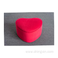 Red Velvet Storage Ottoman Living Room Furniture